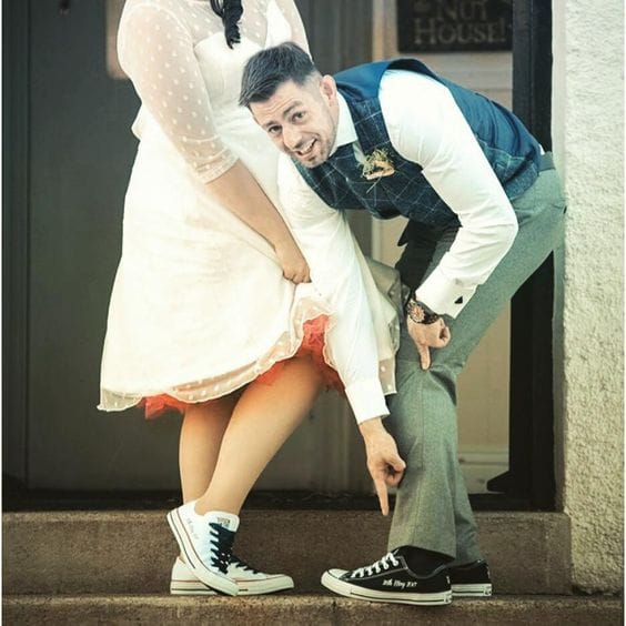 styling ideetjes voor bruid en bruidegom matching